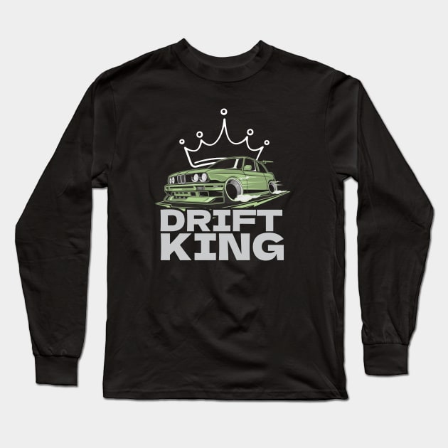 Drift King Long Sleeve T-Shirt by Issho Ni